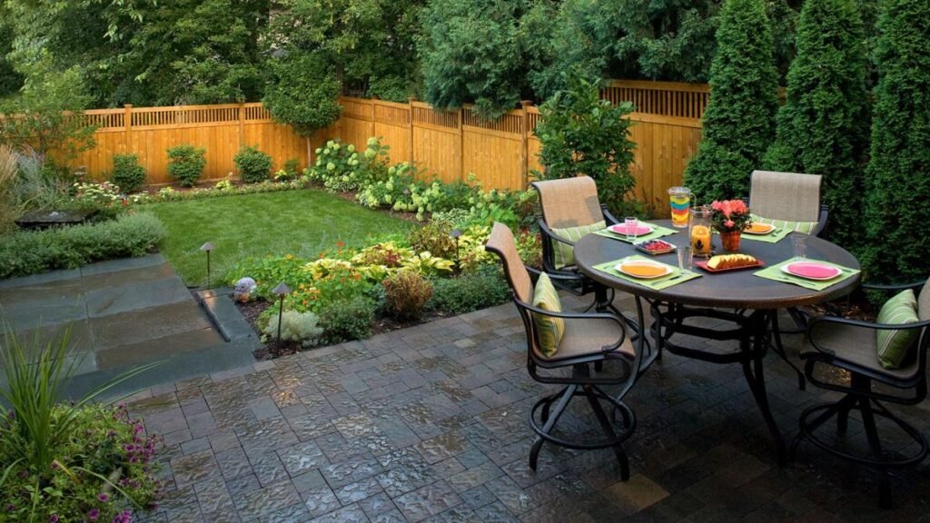 Custom patio installation in Armonk, NY with durable materials and elegant finishes